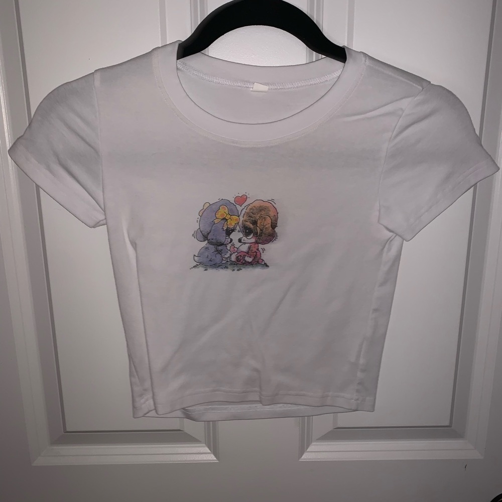 Small Shein Cartoon Crop Top